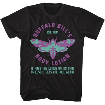 SILENCE OF THE LAMBS SILENCE BODY LOTION S T-Shirt in Black