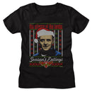SILENCE OF THE LAMBS SILENCE LECTER UGLY SWEATER LADIES S T-Shirt in Black