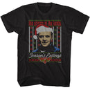 SILENCE OF THE LAMBS SILENCE LECTER UGLY SWEATER S T-Shirt in Black