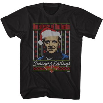 SILENCE OF THE LAMBS SILENCE LECTER UGLY SWEATER S T-Shirt in Black