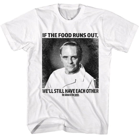 SILENCE OF THE LAMBS SOL EACH OTHER S T-Shirt in White