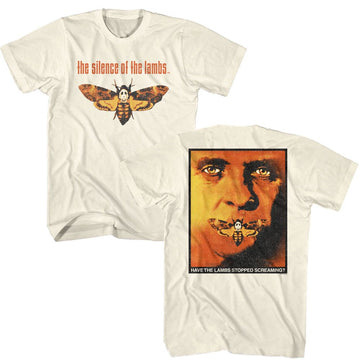 SILENCE OF THE LAMBS SILENCE DEATHHEAD F B ***F&B*** S T-Shirt in Natural