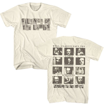 SILENCE OF THE LAMBS SILENCE WELL CLARICE F B ***F&B*** S T-Shirt in Natural