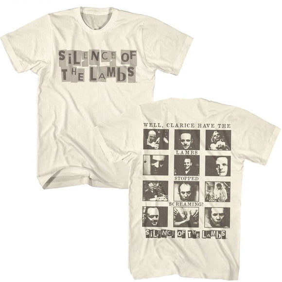 SILENCE OF THE LAMBS SILENCE WELL CLARICE F B ***F&B*** S T-Shirt in Natural