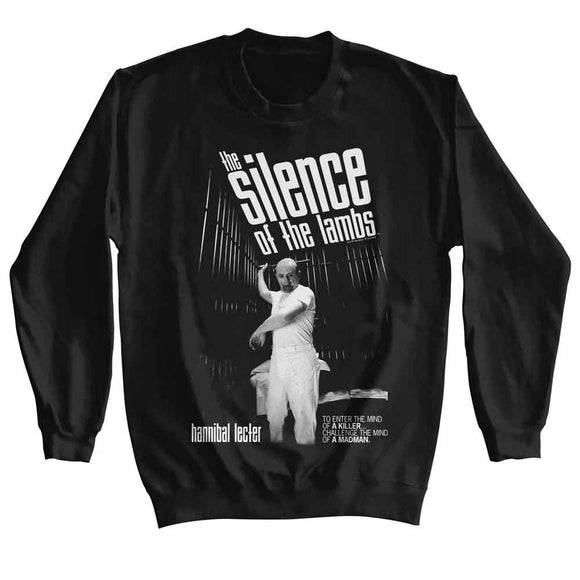 SILENCE OF THE LAMBS SOL HANNIBAL CELL L/S S T-Shirt in Black