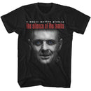 SILENCE OF THE LAMBS SOL LECTER AND LOGO S T-Shirt in Black