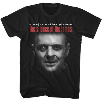 SILENCE OF THE LAMBS SOL LECTER AND LOGO S T-Shirt in Black