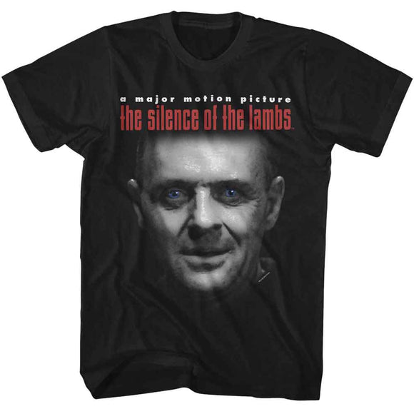 SILENCE OF THE LAMBS SOL LECTER AND LOGO S T-Shirt in Black