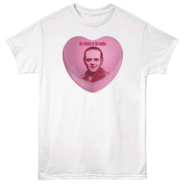 SILENCE OF THE LAMBS SOL CANDY HEART S T-Shirt in White
