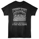 SPOOKY SCARY SKELETONS SSS OLD FILM QUARTET S T-Shirt in Black