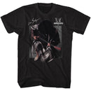 STEVIE RAY VAUGHAN IN STEP S T-Shirt in Black