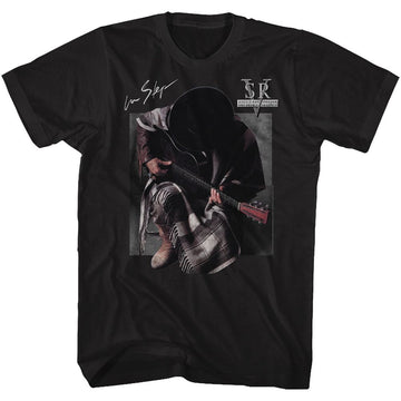 STEVIE RAY VAUGHAN IN STEP S T-Shirt in Black