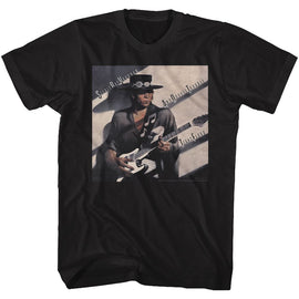 STEVIE RAY VAUGHAN TEXAS FLOOD S T-Shirt in Black