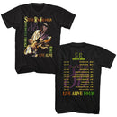 STEVIE RAY VAUGHAN LIVE ALIVE TOUR S ***F&B*** T-Shirt in Black