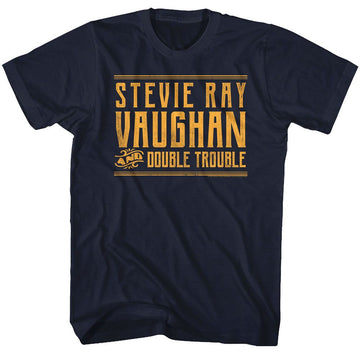 STEVIE RAY VAUGHAN SRVANDDT S T-Shirt in NAVY