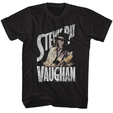 STEVIE RAY VAUGHAN OL STEVE S T-Shirt in Black