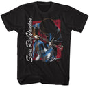 STEVIE RAY VAUGHAN KNEELING S T-Shirt in Black