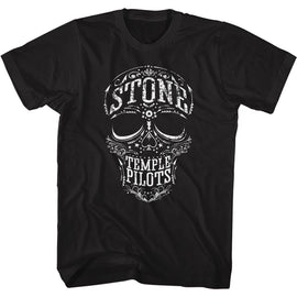 STONE TEMPLE PILOTS SKULL S T-Shirt in Black