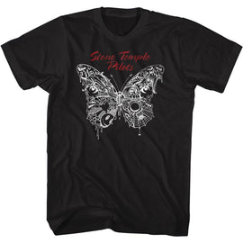 STONE TEMPLE PILOTS BUTTERFLY S T-Shirt in Black