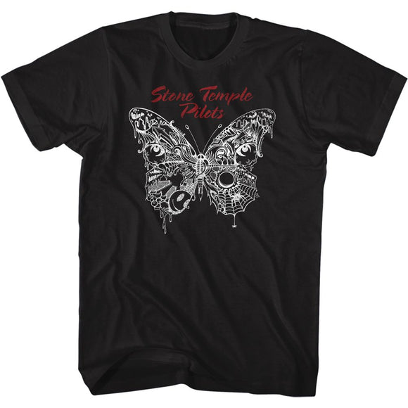 STONE TEMPLE PILOTS BUTTERFLY S T-Shirt in Black
