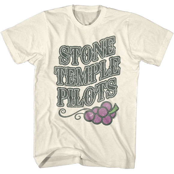 STONE TEMPLE PILOTS STP GRAPES S T-Shirt in Natural