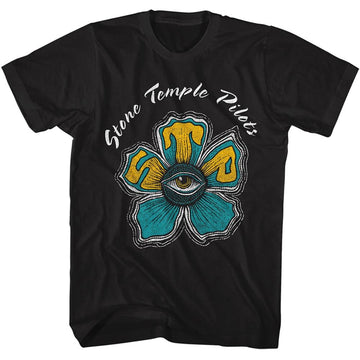 STONE TEMPLE PILOTS STP EYE FLOWER S T-Shirt in Black