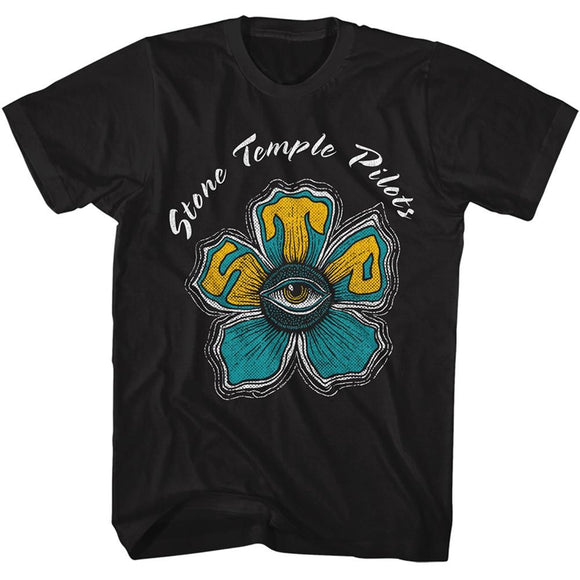 STONE TEMPLE PILOTS STP EYE FLOWER S T-Shirt in Black