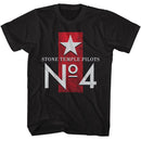 STONE TEMPLE PILOTS STP NO 4 S T-Shirt in Black