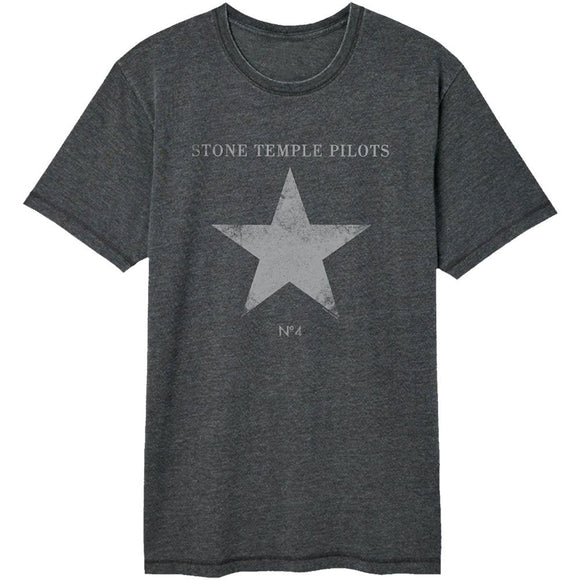 STONE TEMPLE PILOTS STP NO 4 VINTAGE WASH S T-Shirt in Black