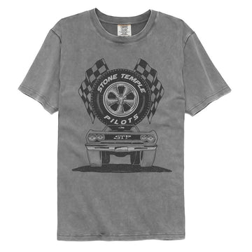 STONE TEMPLE PILOTS STP CAR COMFORT COLOR S T-Shirt in GRAY