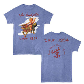 STONE TEMPLE PILOTS STP TOUR 1994 ***F&B*** S T-Shirt in Light BLUE Heather