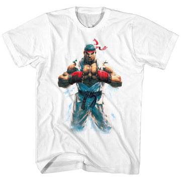STREET FIGHTER RYU S T-Shirt in White