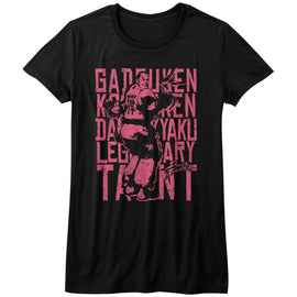 STREET FIGHTER LOW TIER BRO TIER LADIES S T-Shirt in Black