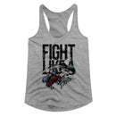 STREET FIGHTER FIGHT LIKE A S T-Shirt in GRAY Heather