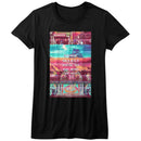 STREET FIGHTER STAGE SELECT LADIES S T-Shirt in Black