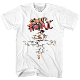 STREET FIGHTER ROUNDHOUSE S T-Shirt in White