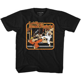 STREET FIGHTER STORYBOOK STYLE TODDLER 2T T-Shirt in Black