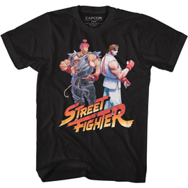 STREET FIGHTER AKU RYU LOGO S T-Shirt in Black