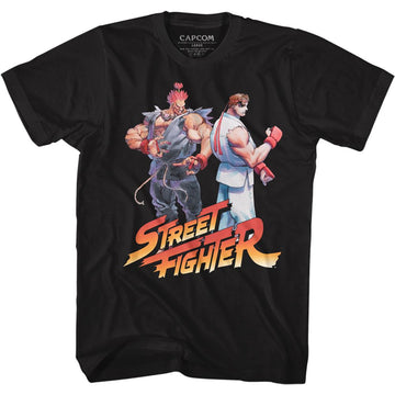 STREET FIGHTER AKU RYU LOGO S T-Shirt in Black
