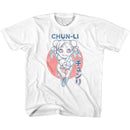 STREET FIGHTER CUTESY CHUNLI TODDLER 2T T-Shirt in White