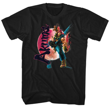 STREET FIGHTER AKUMA S T-Shirt in Black