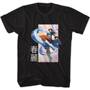 STREET FIGHTER CHUN LI KICK S T-Shirt in Black