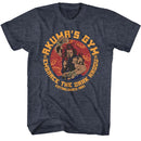 STREET FIGHTER AKUMAS GYM S T-Shirt in NAVY Heather