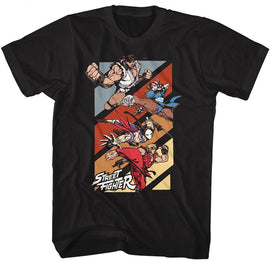 STREET FIGHTER FOUR FIGHTERS S T-Shirt in Black