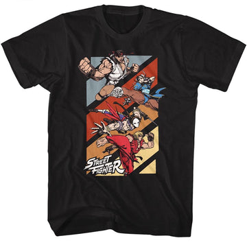 STREET FIGHTER FOUR FIGHTERS S T-Shirt in Black