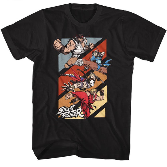 STREET FIGHTER FOUR FIGHTERS S T-Shirt in Black