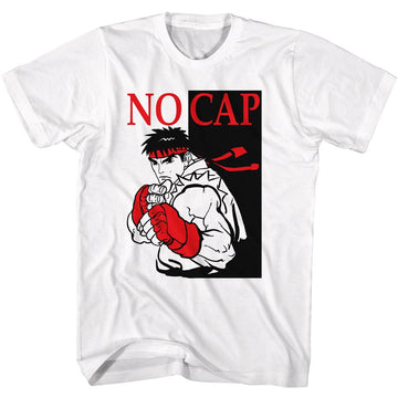 STREET FIGHTER NO CAP S T-Shirt in White
