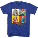 STREET FIGHTER FOUR SQUARES S T-Shirt in Royal