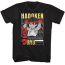STREET FIGHTER HADOKEN REPEAT S T-Shirt in Black