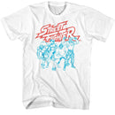STREET FIGHTER SF2 FIGHTERS GROUP S T-Shirt in White